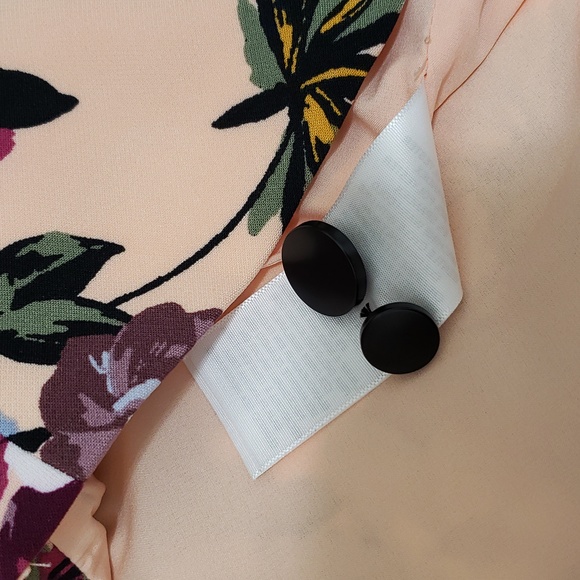 NWT Beautiful Nina Parker One Button Floral Print Fashion Blazer - Picture 6 of 7